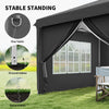 3 x 6m Pop Up Gazebo Height Adjustable Party Tent w/ Storage Bag Grey
