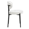 Dusk Mia Ivory Boucle Set of 2 Dining Chairs