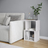 Modern Side Sofa Couch Small End Table Rustic Coffee Narrow Slim Furniture Unit