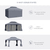 3 x 4m Aluminium Gazebo Marquee Canopy Pavilion Patio Party Tent