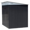 Steel Tool Storage Shed 5X7FT Foundation-Free with Shelving & Hooks Outdoor Yard