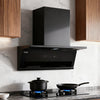 90cm Stainless Steel Wall Mount Powerful Cooker Hood Extractor Fan Touch Control