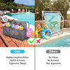 43.3" Outdoor Storage Box Rattan Garden Cushion Organizer Patio Deck Cabinet