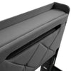 LED Upholstered Bed 5ft King Bed Frame with Hydraulic Storage & Headboard, Grey