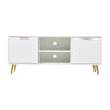 Large TV Stand 120cm Wide Flatscreen TV Cabinet with Storage for Living Room