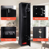 Gun Cabinet Storage 3 Safe Shotgun With Key Locks Steel Home Black