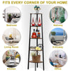 5 TIER LADDER SHELF WOOD FLOWER RACK CORNER STORAGE UNIT PLANT STAND DISPLAY UK
