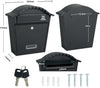 Post Box Parcel Box Combo | Lockable | Outdoor Letter & Package Storage