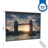 Electric Motorized Projector Screen Home 4:3/16:9 HD Cinema Screen with Remote