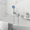 Chrome Luxury Bathroom Sink Bath Filler Tap Shower Mixer Taps with Hand Held Set