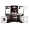 Kids Corner Wooden Playset Pretend Toddler Kitchens Cooking Toy Light