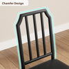 Dining Table Set for 2 with Cushioned Chairs,Brown Compact Kitchen Table Set