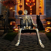 Halloween Poseable Skeleton Full Life Size Human Skeleton Decoration Prop