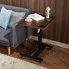 Over Bed Table Tray Adjustable Height Mobility Aid Chair Computer Laptop PC Desk