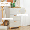 Slim Shoe Storage Cabinet with 3 Drawers and Adjustable Shelves for Hallway