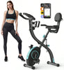 MERACH 4 in 1 Foldable Stationary Exercise Bike with Exclusive APP for Home Gym