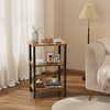 Side Table, Height Adjustable Bedside Table, End Table, Sofa Table, Nightstand
