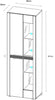 TV Unit White High Gloss &Matt Living Room Set Stand Display Cabinets LED Lights