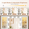 Dressing Table with 7 Drawers 4 Door & Charging Socket Makeup Desk Vanity Table