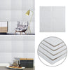 20Pcs 3D Tile Wallpaper Brick Wall Sticker Self-adhesive Waterproof Foam Panel