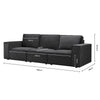 Dusk Brooklyn Ink Velvet 3 Seater Sofa RRP £1100