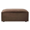 Dusk Brooklyn Cappuccino Velvet Pouffe RRP £399