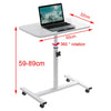 Over Bed Table Height Adjustable Mobile Hospital Overbed Aid Chair Laptop Tray