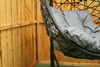 Grey Rattan Swing Patio Garden Weave Hanging Egg Chair & Cushion Indoor Outdoor