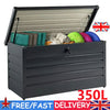 XL Metal Steel Garden Storage Box Large Outdoor Chest Utility Cushion Shed Trunk
