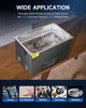 CREWORKS 30L Digital Ultrasonic Cleaner w 1200W Heater Dual Mode & LED Display