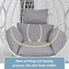 Egg-Shaped Hanging Chair Cushion Seat Garden Patio Swing Hammock Seat Chair Pad