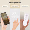 Smart Glass Panel Heater | Wall Mounted Electric Radiator with WiFi App Control