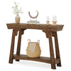 105cm Console Table, 2-Tier Farmhouse Wood Entryway Sofa Table for Living Room