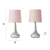 2 x Touch Table Lamps 34cm Dimmer Bedside Lights Living Room Reading Small Lamp