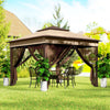 3 x 3(m) Pop Up Gazebo Party Tent with Netting, Height Adjustable