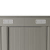 4x6 FT Garden Shed Glitter Storage Shed Waterproof with Foundation Kit and Vents