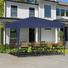Pop Up Gazebo 3X3M Awning Canopy Party Tent Marquee 4 Sides Garden Outdoor Blue