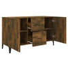 Modern Wooden Sideboard Storage Cabinet Unit With 2 Doors & 2 Drawers Wood Units