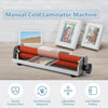 12 " Manual Cold Roll Laminator Mounting A4 Laminating Machine Vinyl Photo Film