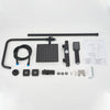 Thermostatic Shower Mixer Bathroom Square Shower Set Exposed Valve Black