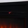 34" Electric Fireplace Heater LED Fire Flame White Surround Suite Free Standing