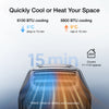 Ecoflow WAVE 3 Portable Air Conditioner 6100 BTU Cooler 6800 BTU Heater Quiet