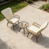Outdoor PE Wicker Conversation Set with Cushions