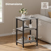 Side Table, Height Adjustable Bedside Table, End Table, Sofa Table, Nightstand
