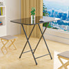 Folding Laptop Desk Home Office University Study Student Table Black