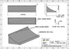 Steel Metal Door Canopy Roof Shelter Awning Shade Rain Cover Porch (1.2m wide)