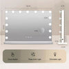 LED Hollywood Vanity Makeup Mirror Large Light Mirrors with 15 Dimmable Bulbs