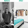 71" Long Industrial Pipe Clothes Rack 3 Base Wall Mounted Rack Towel Bar Holder