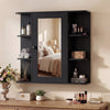 Modern Wall Mounted Medicine Cabinet w/3 Internal Shelves