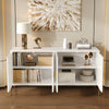 Storage Cabinet 158cm Sideboard for Living Room, Dining Room, Entryway, White